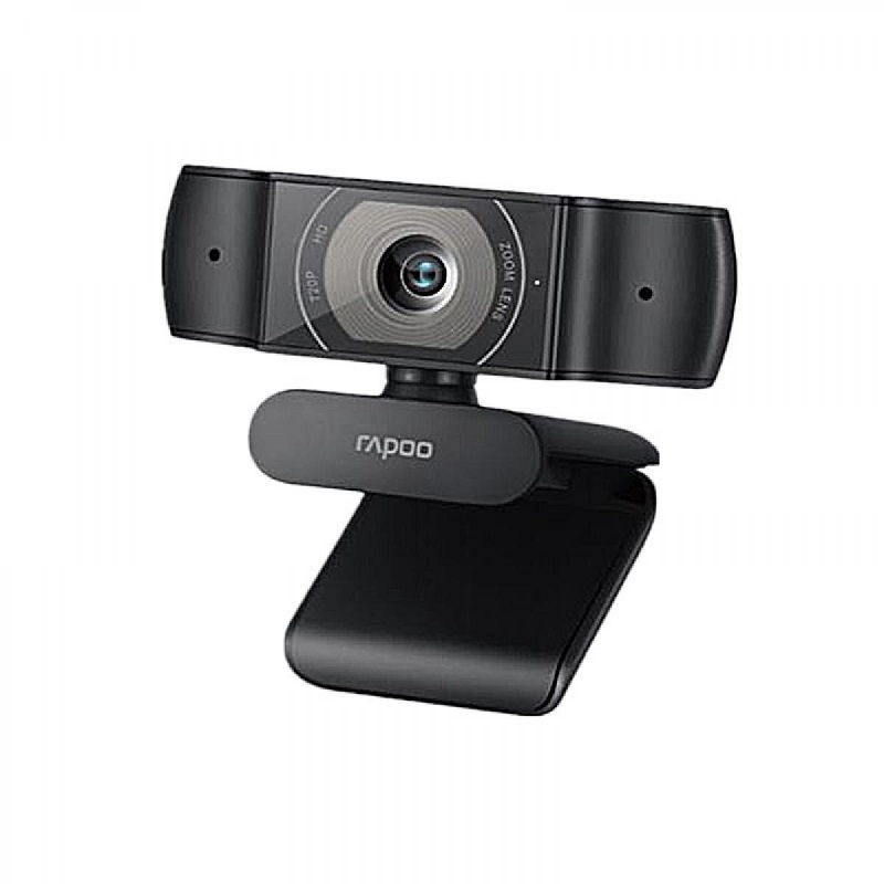 Webcam USB tích hợp micro Rapoo C200 ống kính hỗn hợp độ phân giải HD 720P - Hàng chính hãng