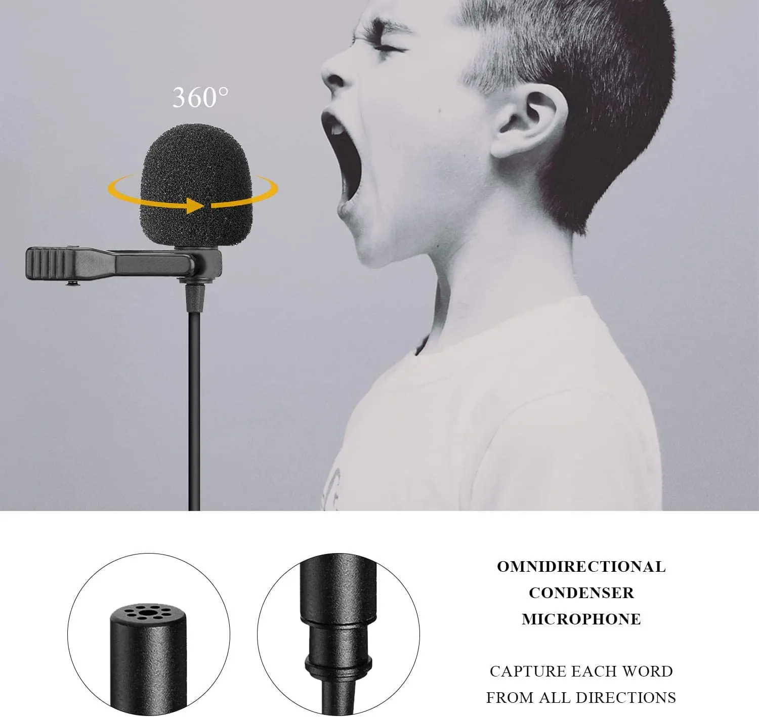 ROGTZ - Mic thu âm mini BOYA BY-M1 | Lavalier | Hypercardioid | 50Hz-16kHz | -45dB | +20dB | 24dB A | 200Ω | 130dB | Pin AAA | 70-80 giờ | 3.5mm | Ios, Android, DSLR, Máy quay phim | Cắm là dùng | Loại bỏ tạp âm | Vỏ nhôm | Chống va đập | Hàng Chính hãng