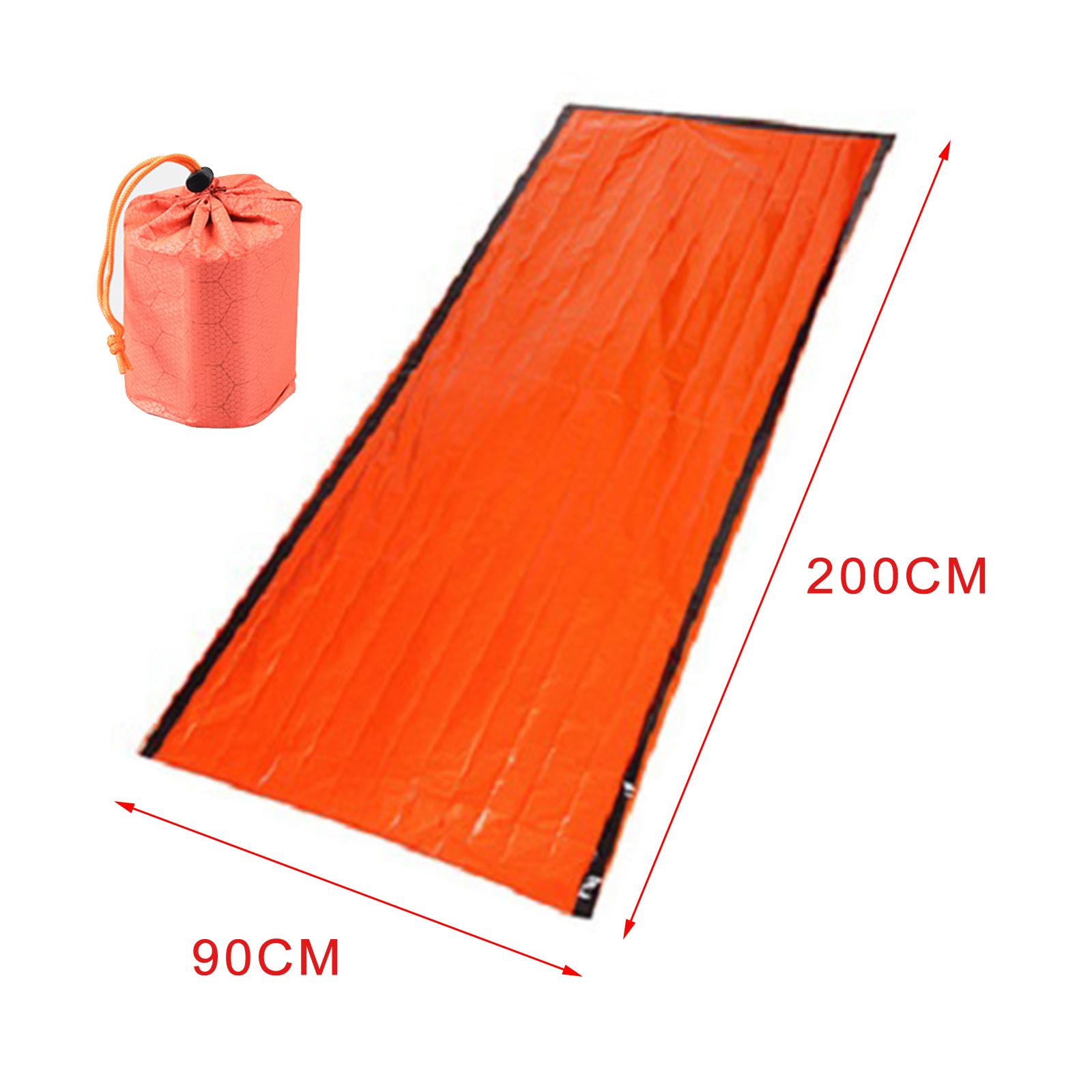 Outdoor Thermal Emergency Sleeping Bag Survival Hiking Blanket Keep Warm