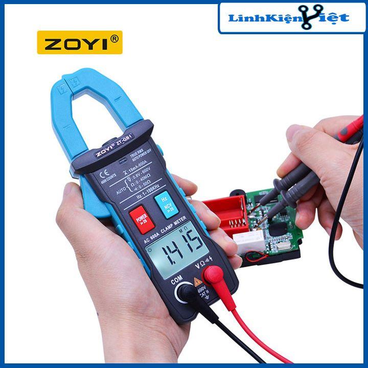 Đồng hồ kẹp dòng ZOYI tự động mã ZT-QB4, ZT-QB4 màn hình LCD độ chính xác cao