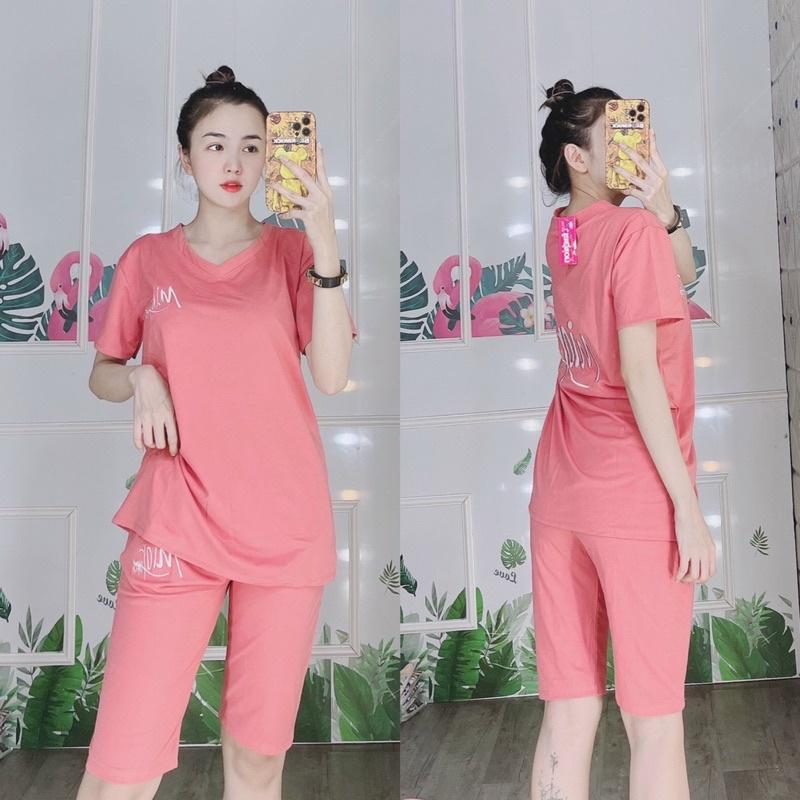 Đồ bộ nữ mặc nhà, đồ bộ thun lửng, đồ bộ thun cotton, set đồ bộ kiểu, đồ bộ trung niên, đồ ngủ nữ bigsize 45-85kg mã: ĐB