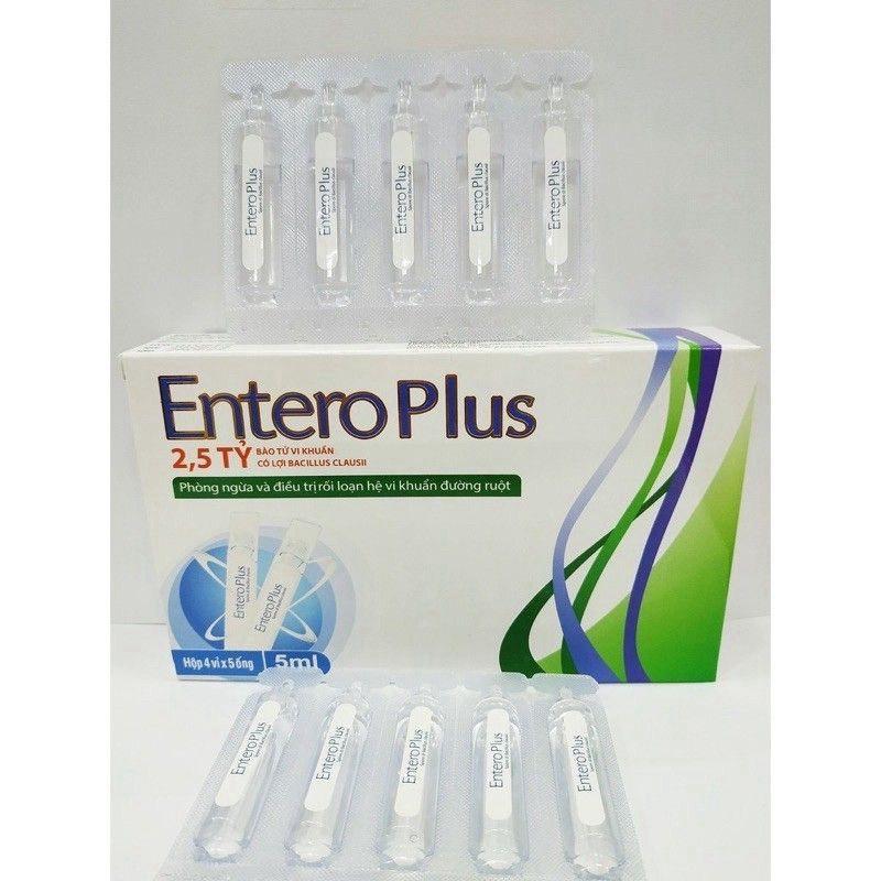 MEN VI SINH ENTERO PLUS - GIÚP CÂN BẰNG HỆ VI SINH ĐƯỜNG RUỘT PHÒNG NGỪA RỐI LOẠN TIÊU HÓA - HỘP 20 ỐNG