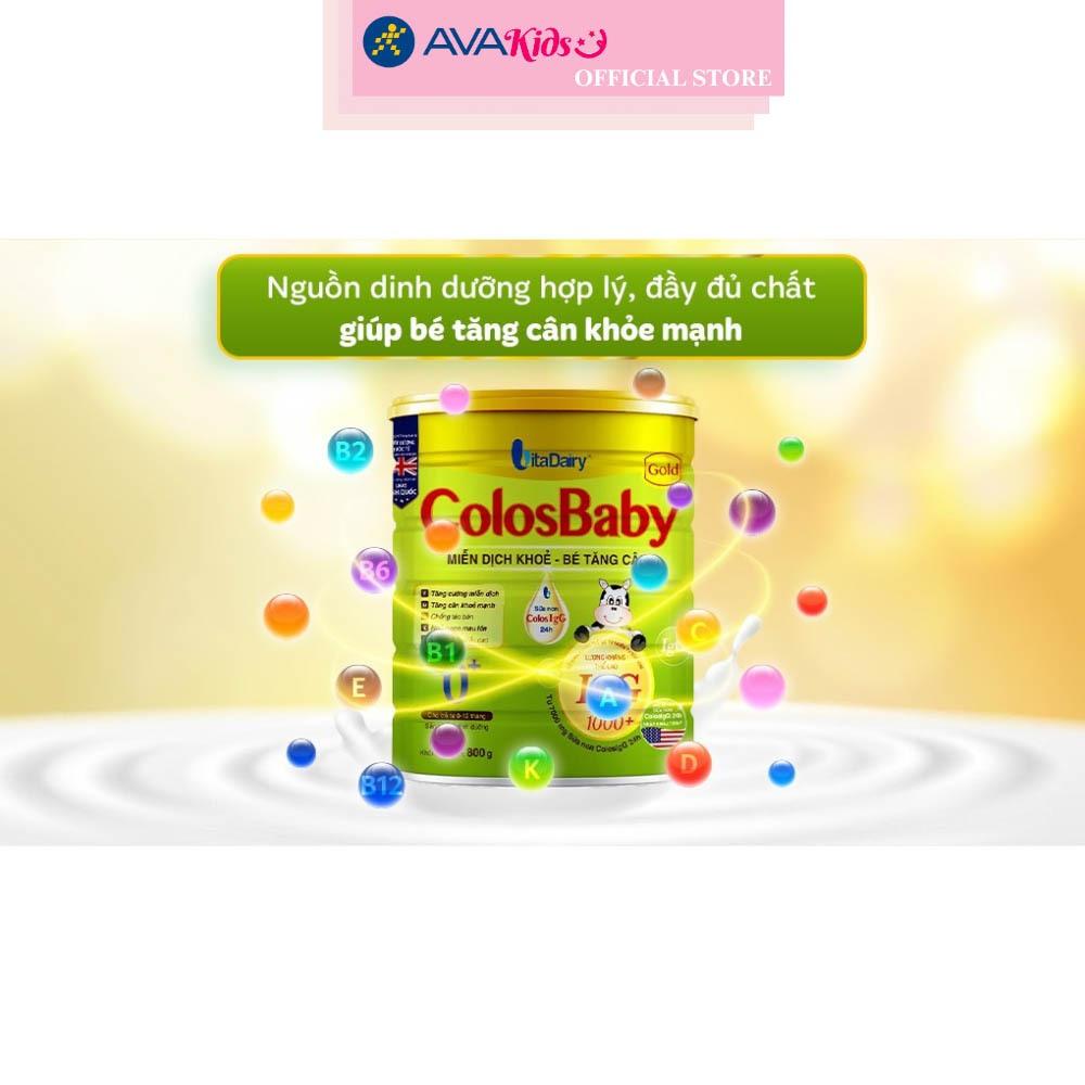 Sữa bột ColosBaby Gold 0+ (sữa non) hương vani 800g (0 - 12 tháng) - Hàng chính hãng