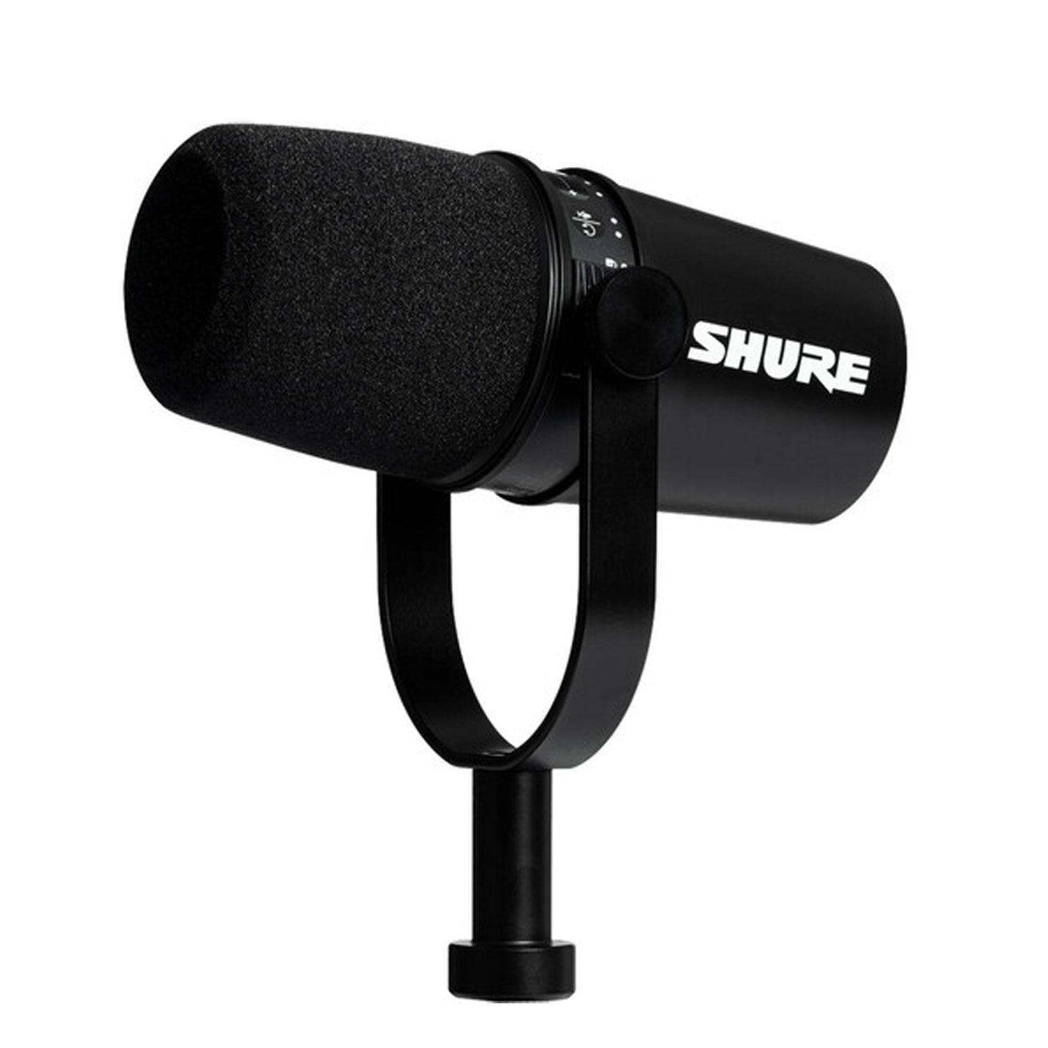 Micro Shure MV7-K (Đen) - Cổng USB &amp; XLR Livestream Podcast Mic Thu Âm Phòng Thu MV7K Studio Microphone Biểu Diễn Chuyên Nghiệp MV7 Hàng Chính Hãng - Kèm Móng Gẩy DreamMaker