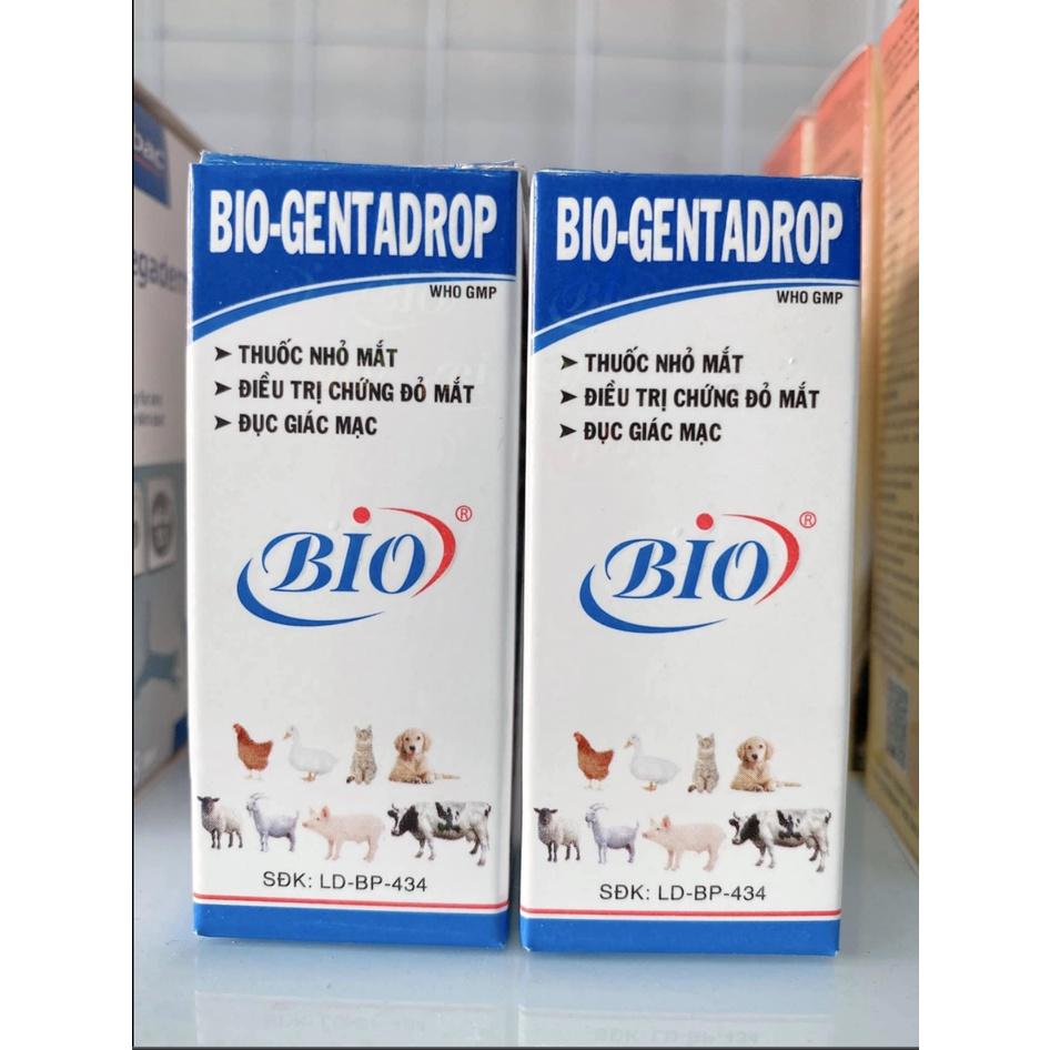 DUNG DỊCH NHỎ MẮT CHO CHÓ MÈO BIO GENTADROP 10ML