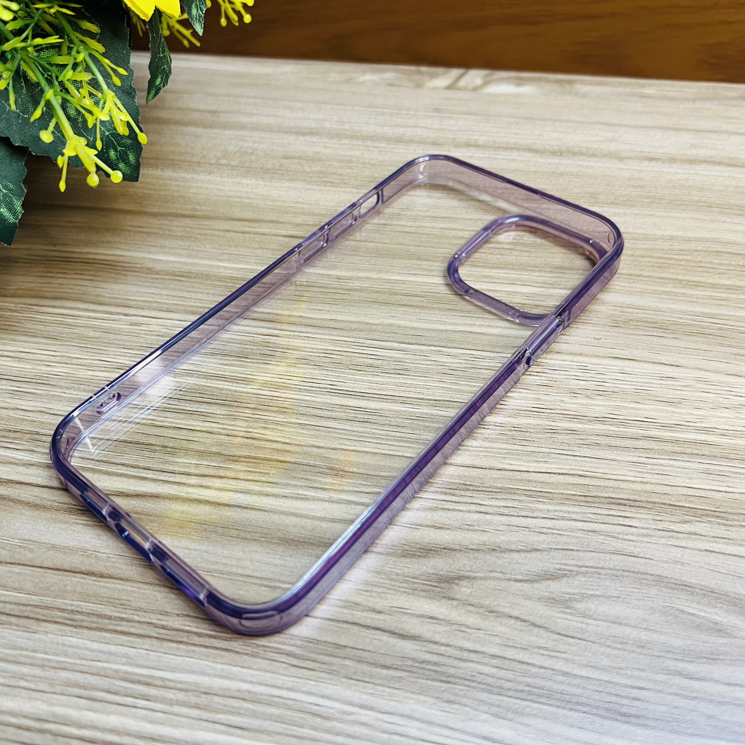 Ốp lưng Likgus dành cho iPhone 13 Pro Max trong viền màu tím - hàng chính hãng