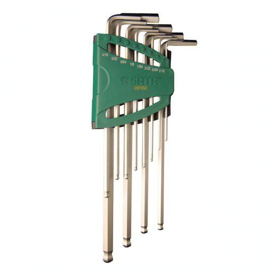 Bộ lục giác bi dài 12 chi tiết SATA 09102