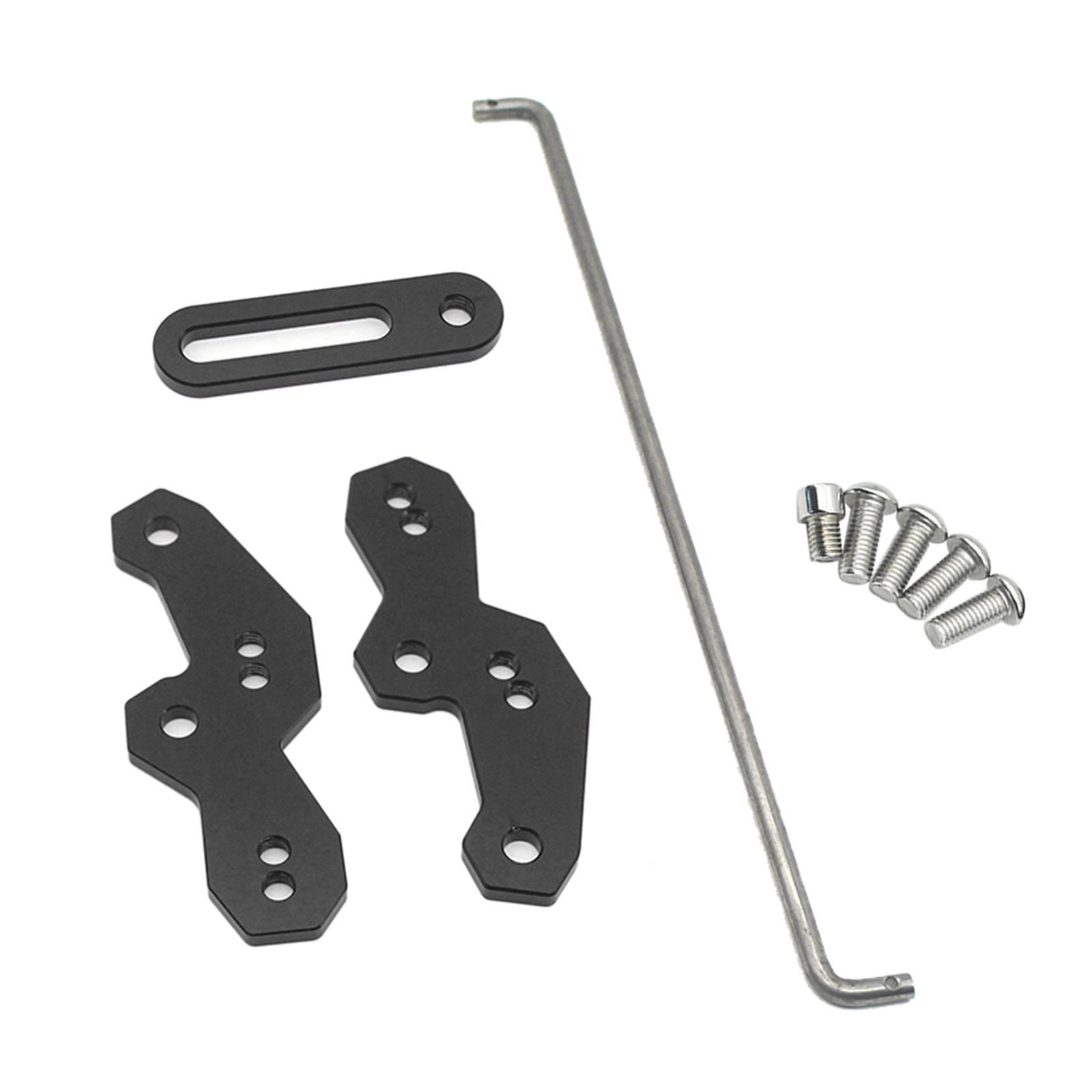 Rearset Base Relocation Brackets Kit for   V3 2017-2019 Black