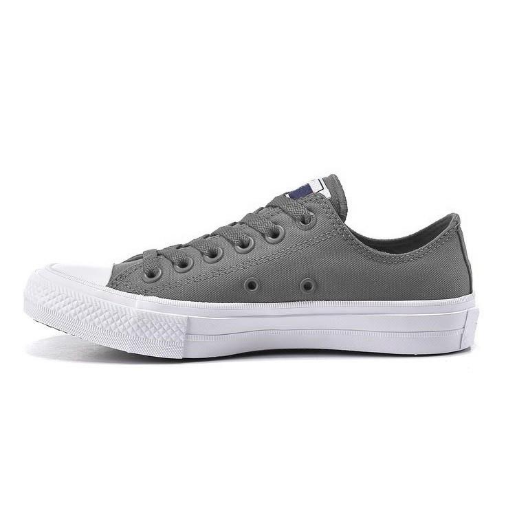 Giày Sneaker CkII Cổ Thấp Xám Nhạt Nam