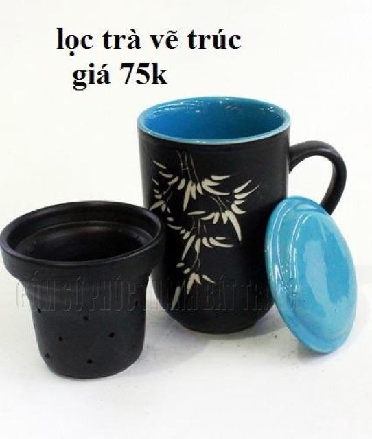 Cốc lọc trà sứ Bát Tràng cao cấp