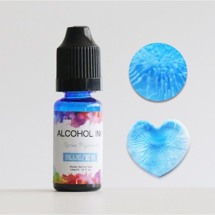 Bộ 10 Màu Ancohol Ink Pha Màu Resin Hiệu Ứng Màu Loang - Trường Thịnh Sài Gòn