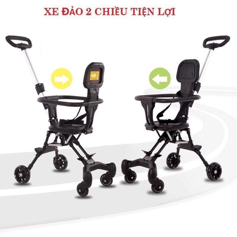 Xe Đẩy Gấp Gọn 2 Chiều 4 Bánh Cho Bé