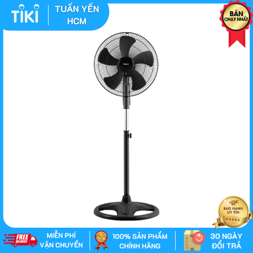 Quạt đứng công nghiệp Hali DC209C công suất 100W cánh 50cm chất liệu nhựa ABS bền bỉ - Hàng chính hãng - Bảo hành 12 tháng