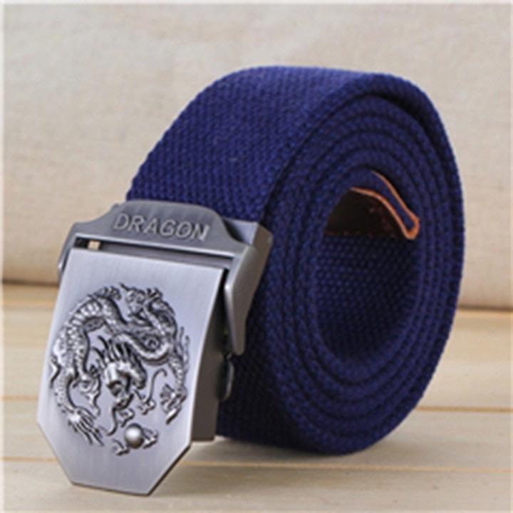 Thắt lưng dù mặt khoá Dragon - nhóm màu trơn