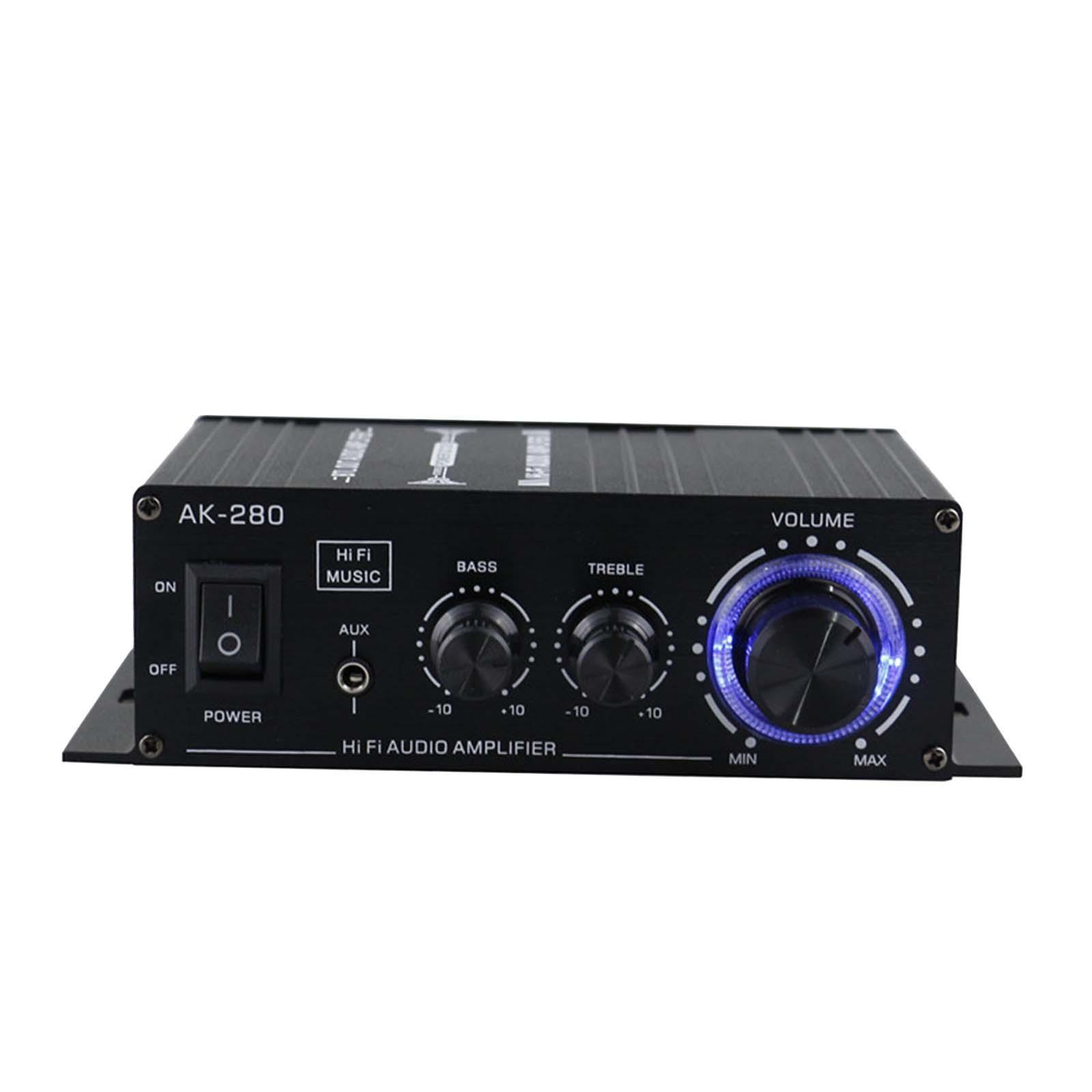 280 Home Audio Amplifier 2 Channel Subwoofer Amplifier Stereo Receivers