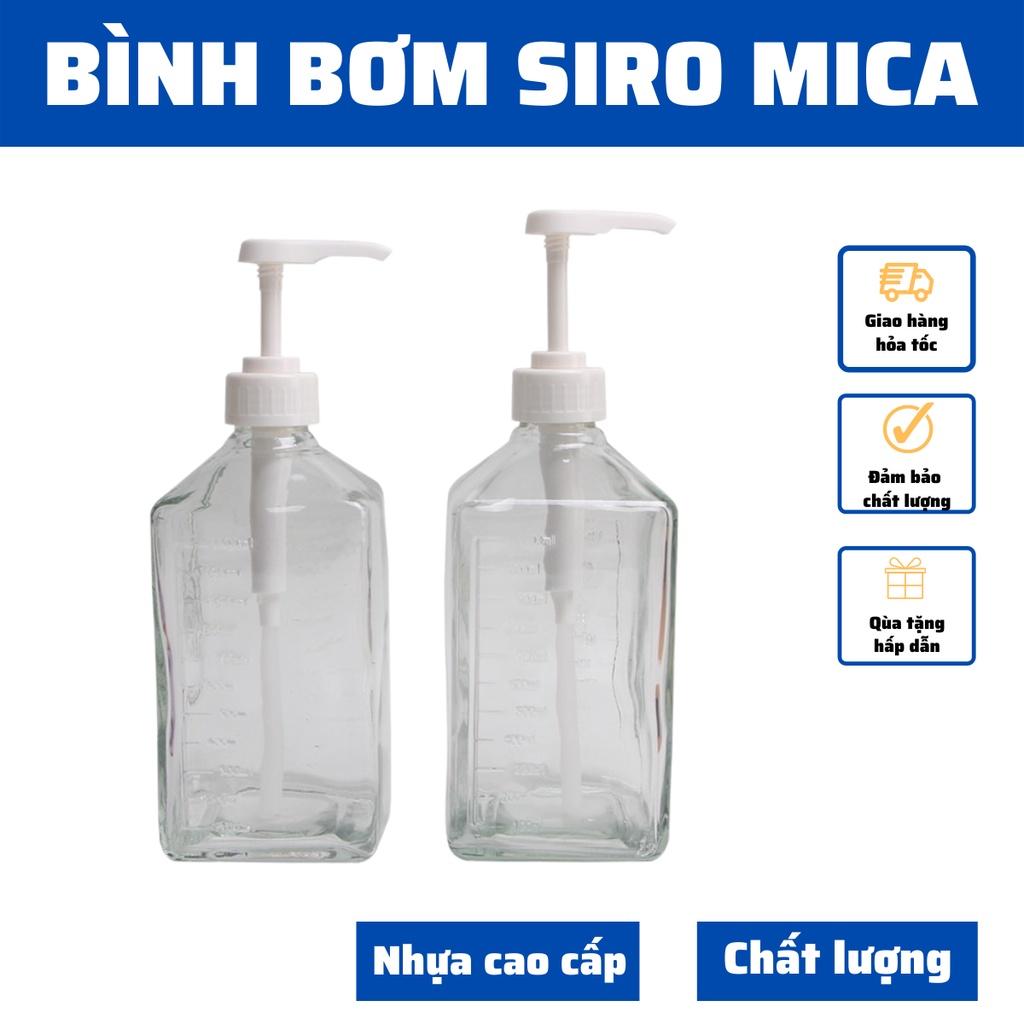 bình nhựa bơm siro Mica dung tích 1600nk cao cấp, bình nước siro cam,dâu,dụng cụ pha chế,đồ dùng nhà bếp an toàn vệ sinh