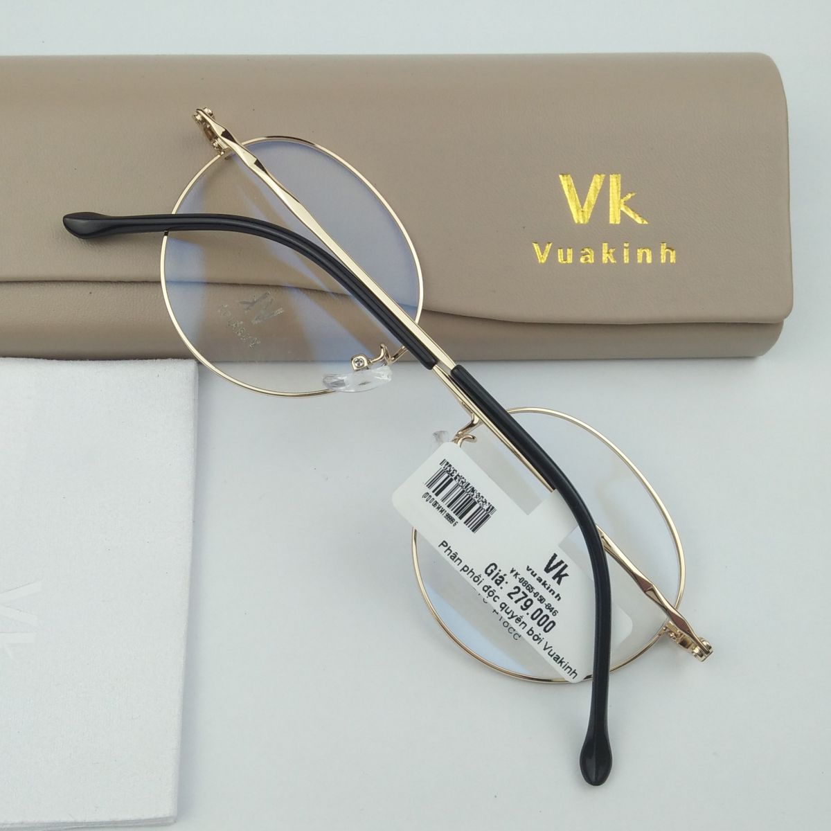 Gọng kính cận tròn thời trang VK-42