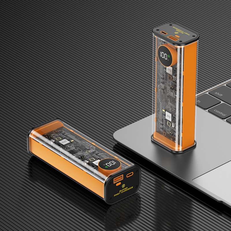 Pin Sạc màn hình nguồn LED Fast charging nhiều giao diện 20000mAh Power bank 22.5W