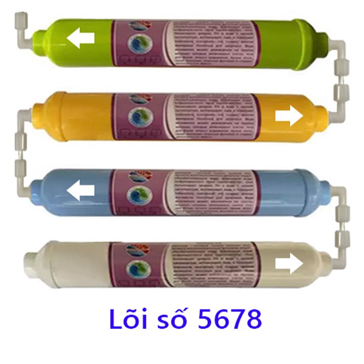 Bộ lõi lọc nước số 4,5,6,7,8,9 dùng cho máy Geyser TK9