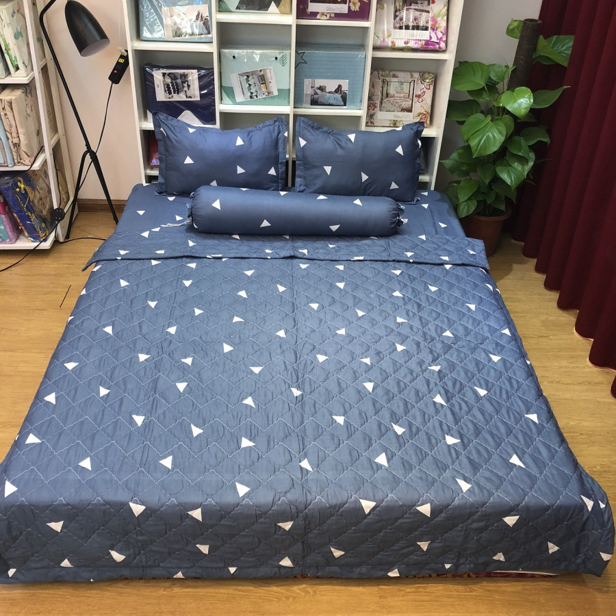Bộ Chăn Ga Gối Hè Thu 5 Món CH 18