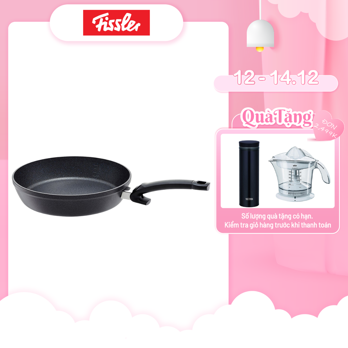 Chảo Fissler Levital Comfort 24cm-Hàng chính hãng 100%