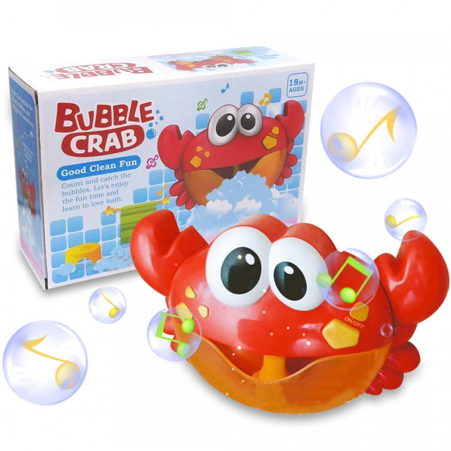 Đồ Chơi Cua Tạo Bọt Xà Bông Cho Bé Crab Bubble Blower