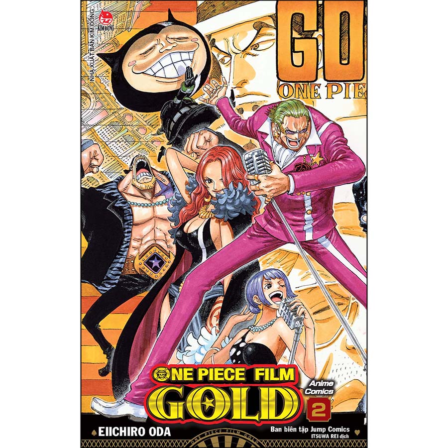 Combo Anime Comics: One Piece Film Gold (2 Cuốn)