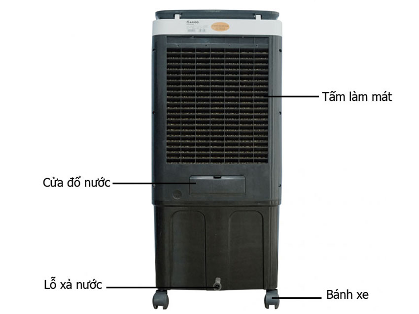 Quạt điều hòa không khí Rapido TURBO 6000D - Hàng Chính Hãng