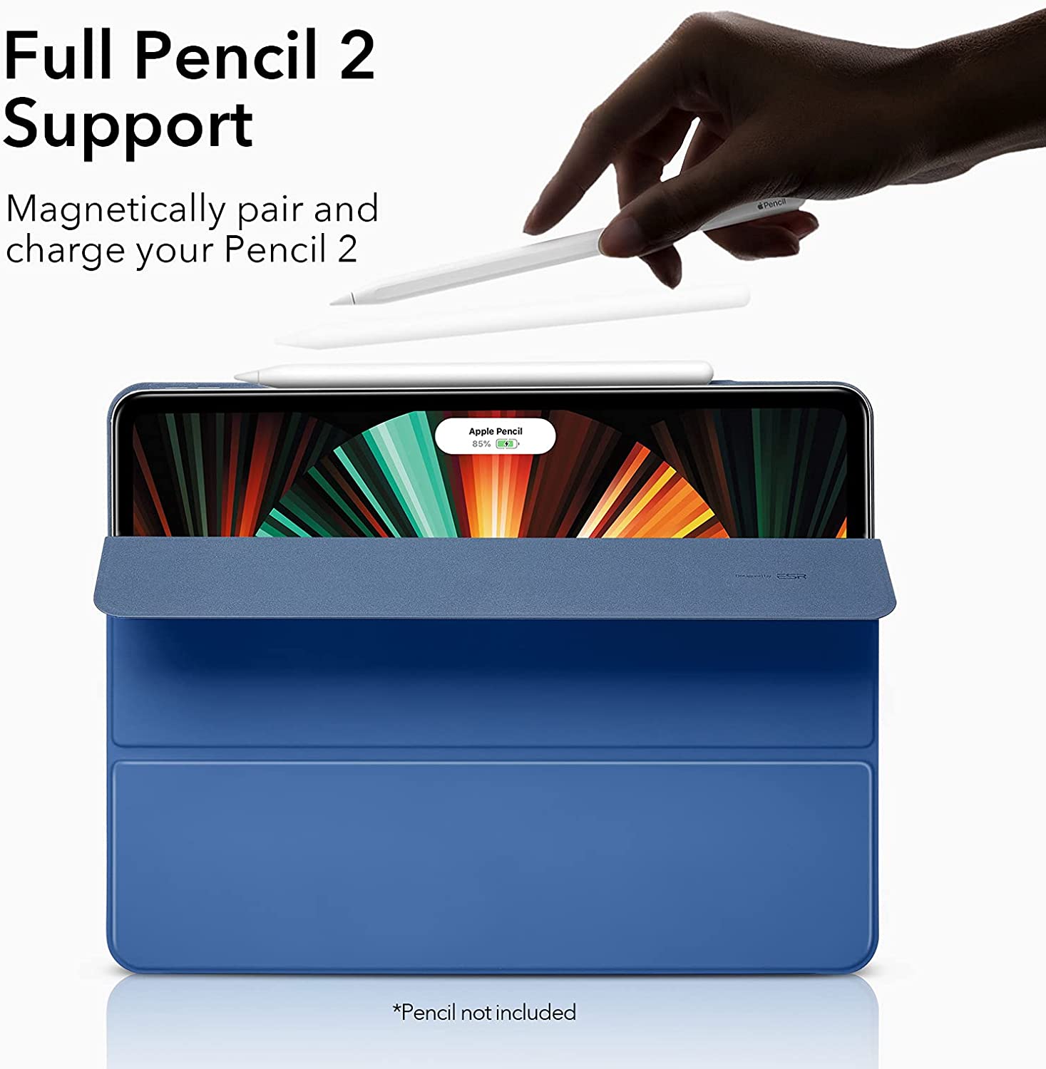 Hình ảnh Bao Da Dành Cho iPad Pro 11 inch 2021/2022 và iPad Pro 12.9 inch 2021/2022 ESR Rebound Magnetic Slim Case - Hàng Nhập Khẩu