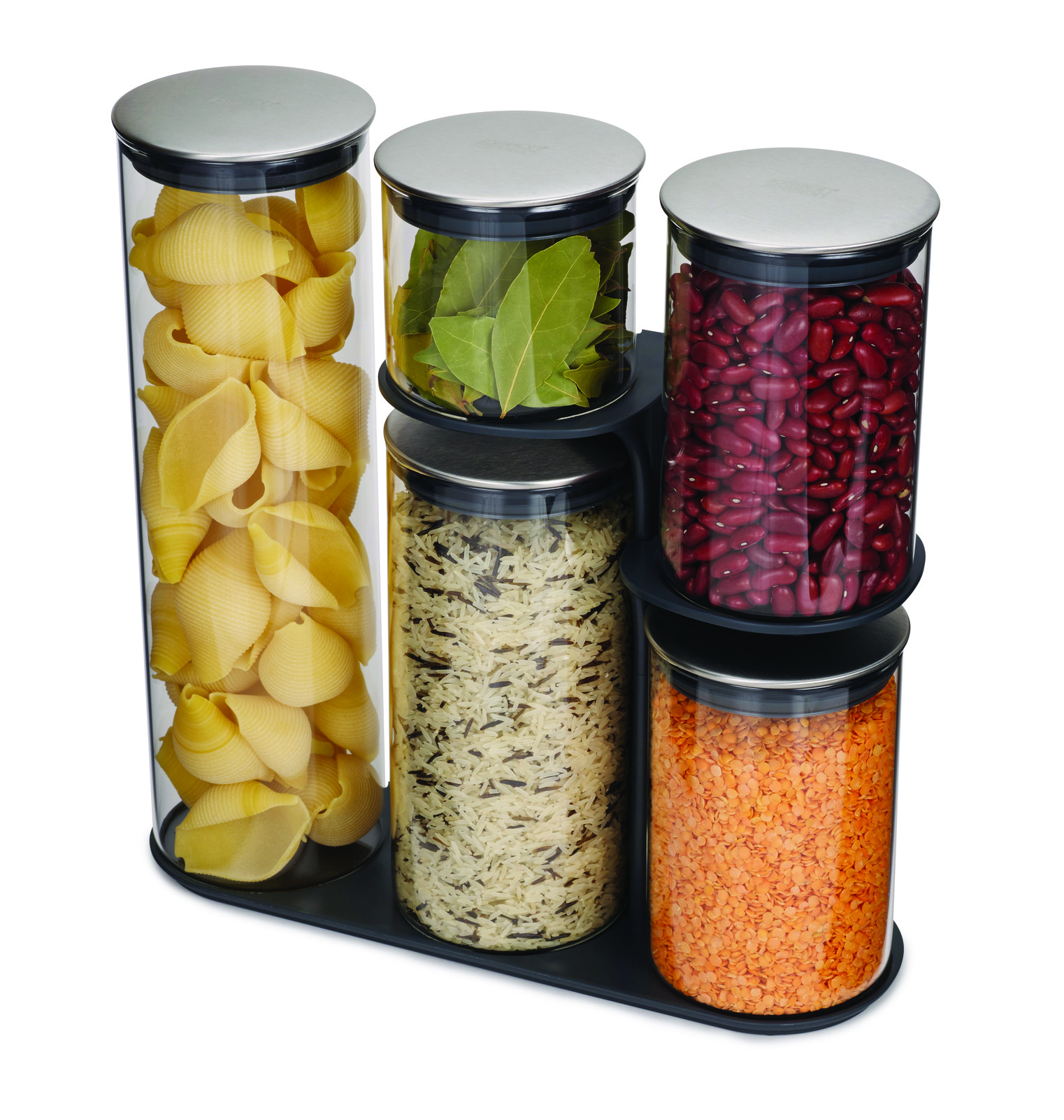 Joseph Joseph - Bộ hũ thủy tinh cao cấp 100 Colection Podium 950359