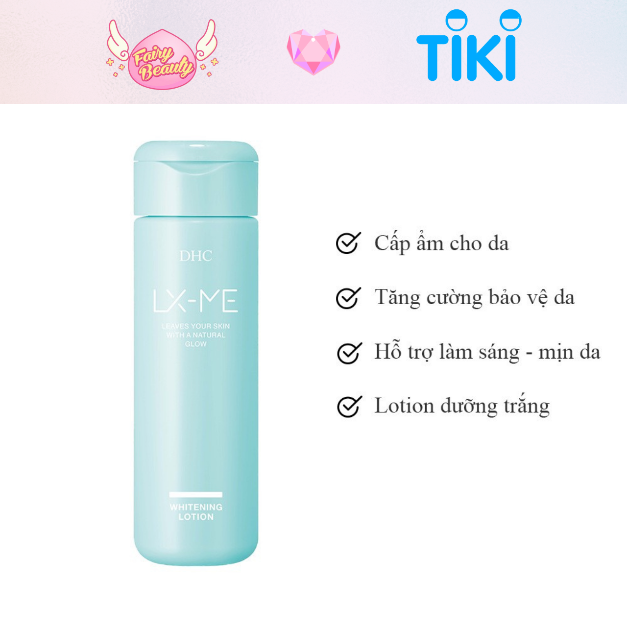 [DHC] Lotion Dưỡng Da Giúp Cân Bằng Độ Ẩm Và Làm Trắng Sáng Làn Da Hoàn Hảo LX-ME Whitening Lotion 180ml