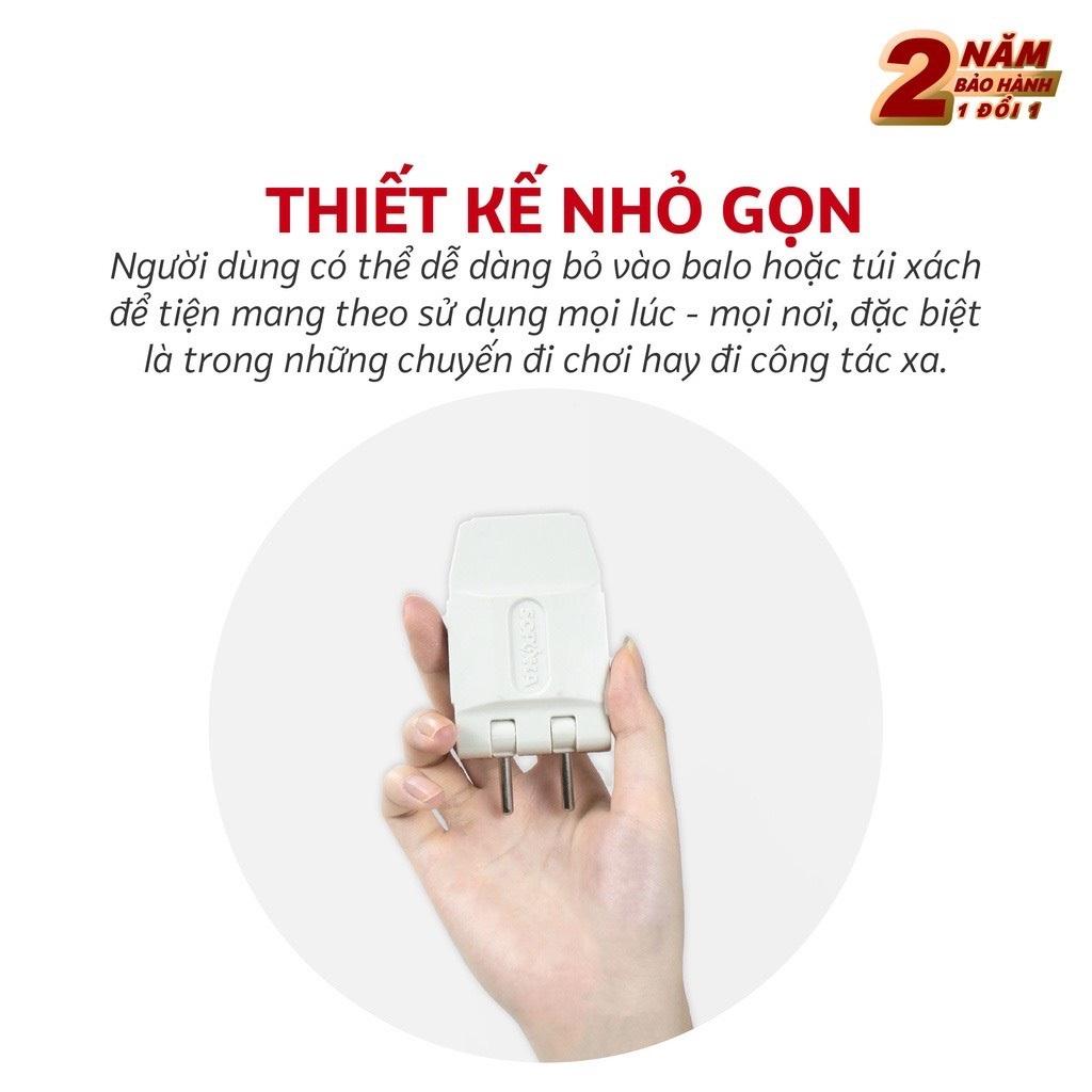 Phích Cắm Chia 3 - Ổ Cắm Chia 3 Ổ - Xoay 180 Độ - Dành Cho Không Gian Hẹp Nhỏ Gọn, Tiện Dụng Gia Đình- TakyHome 8603