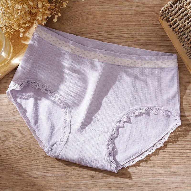 Set 5 Quần Lót Cotton trơn, dễ thương kháng khuẩn xuất khẩu R10 - Phom 40_70kg thương hiệu BAW