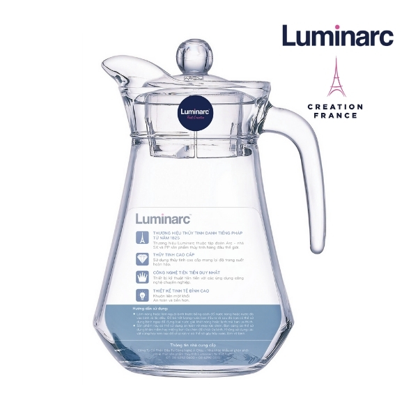 Bình Nước Thuỷ Tinh Luminarc Arc 1.3L - LUBIG2662