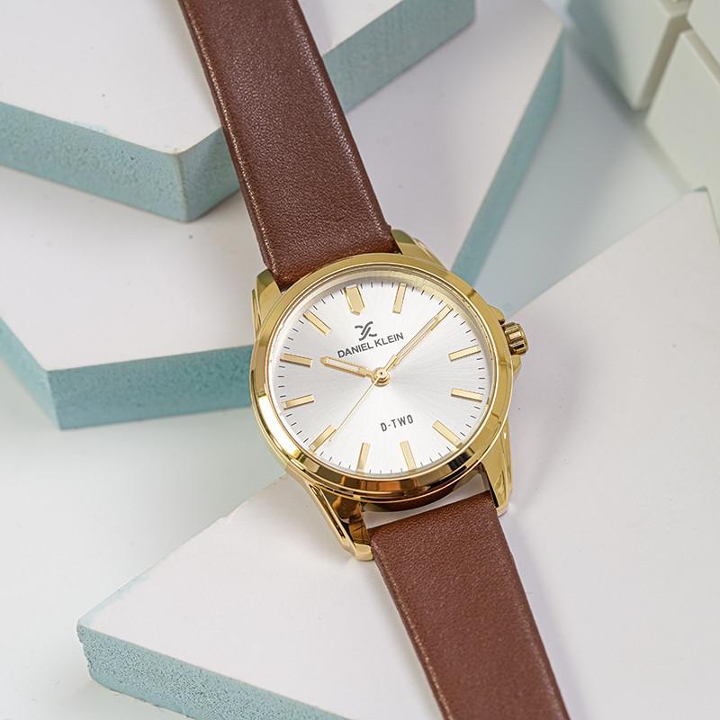 Đồng hồ nữ dây da Daniel Klein DK.1.12623.6