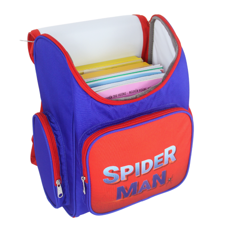 Balo Chống Gù Dành Cho Học Sinh Tiếu Học KAPI Spider Man - Hàng Chính Hãng