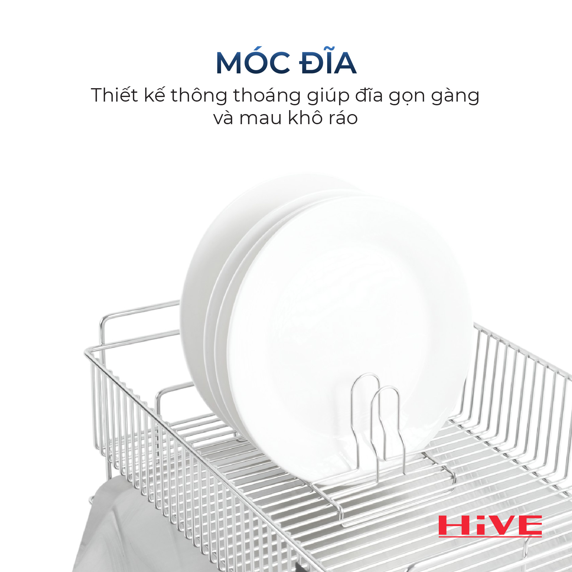 Giá úp chén bát HiVE SK 1 tầng (SK-DISH RACK 1)