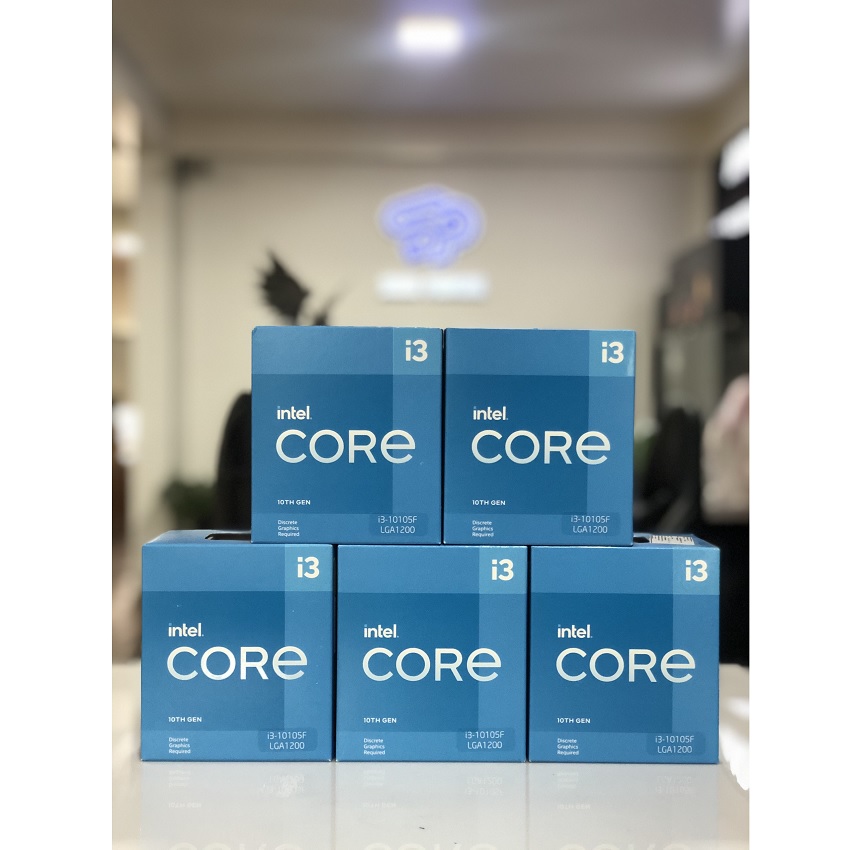 CPU Intel core I3-10105F - Socket Intel LGA 1200 - Hàng Chính Hãng