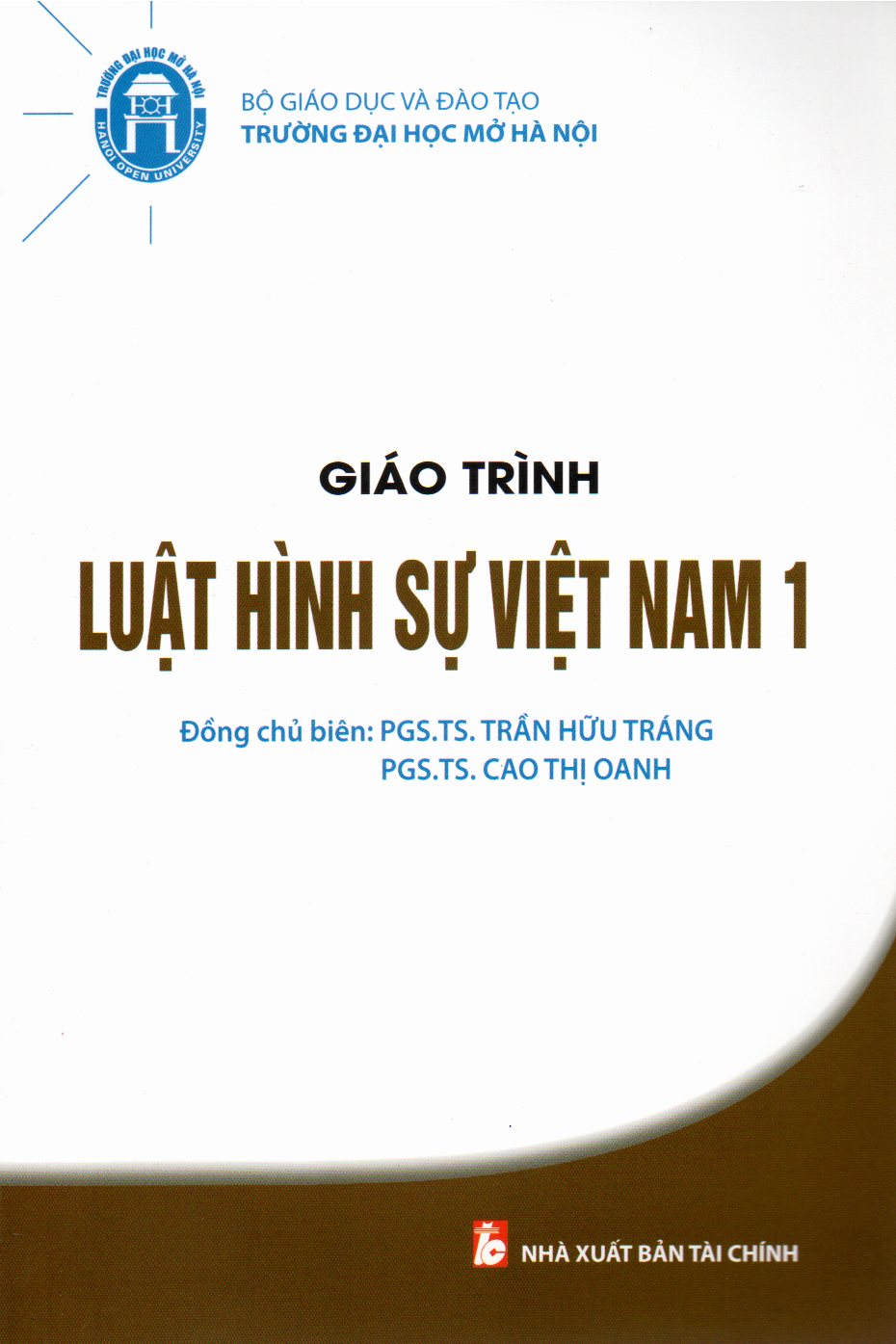 GIÁO TRÌNH LUẬT HÌNH SỰ VIỆT NAM 1