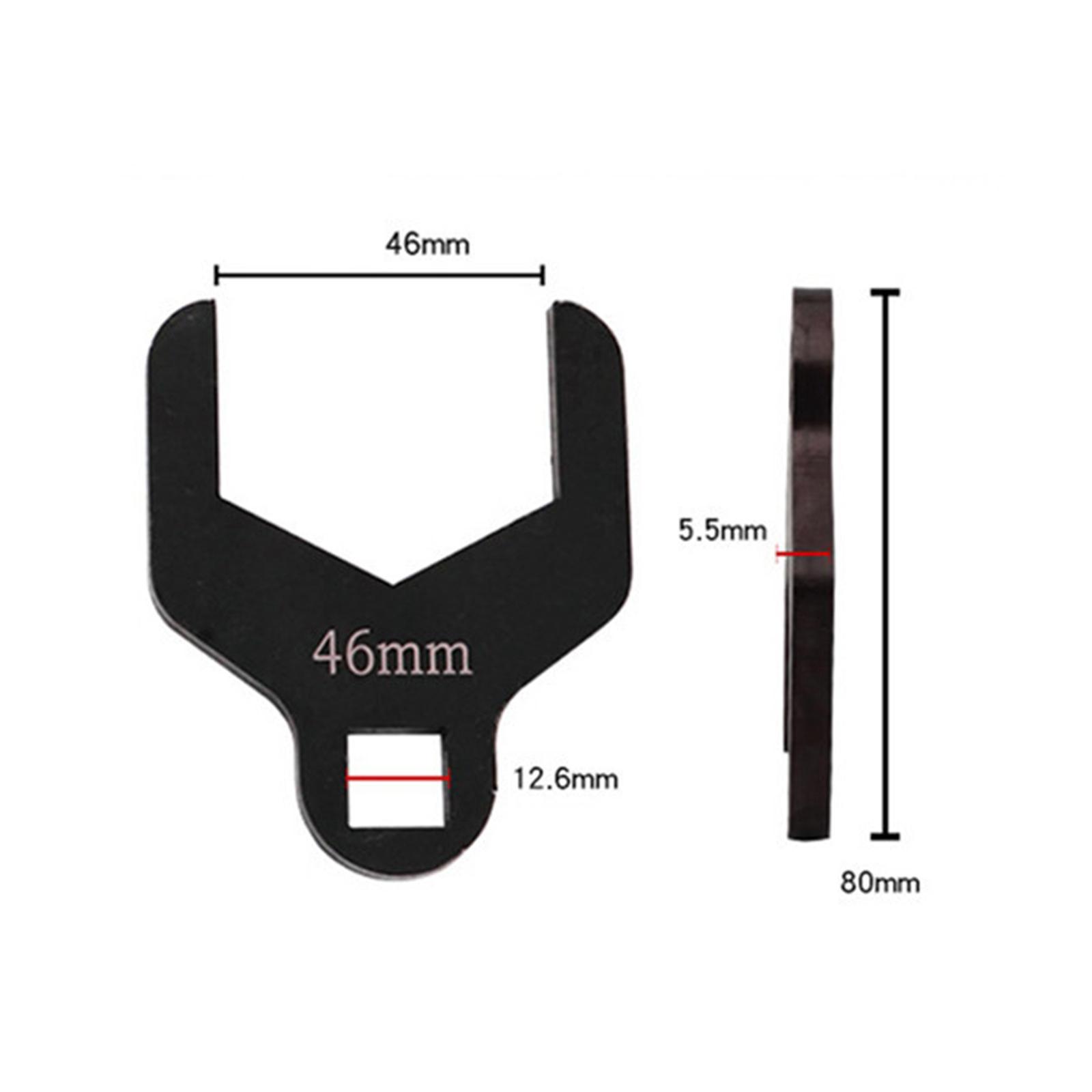 Water Pump Wrench Multipurpose Removal Tool Water Pump Wheel Timing Belt Tension Spanner 41mm 46mm Portable for Ratchet Handle Wrench