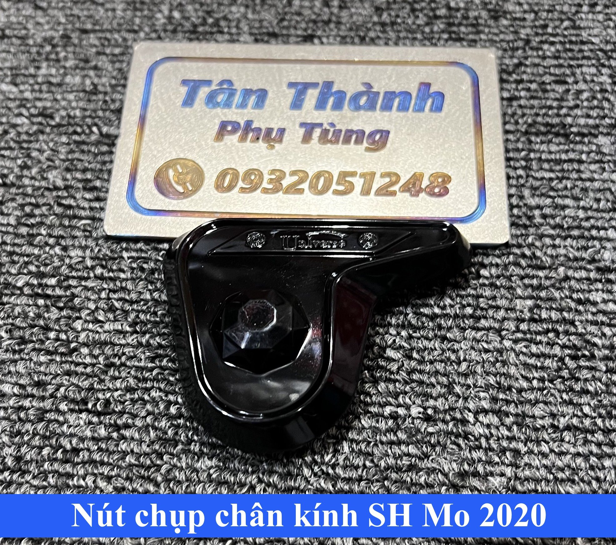 Nút chụp chân kính dành cho SH Mo 2020 màu đen