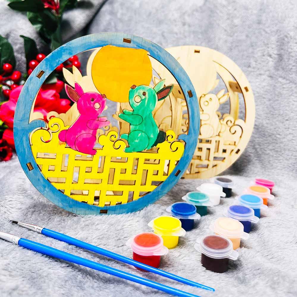 Lồng Đèn Sáng Tạo - Thỏ Ngọc Vui Trăng - Giftbrand GB03