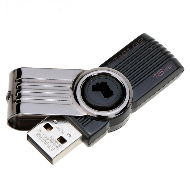 USB DT101 16Gb vỏ nhựa xoay chống nước nhỏ gọn dùng để lưu trữ dữ liệu