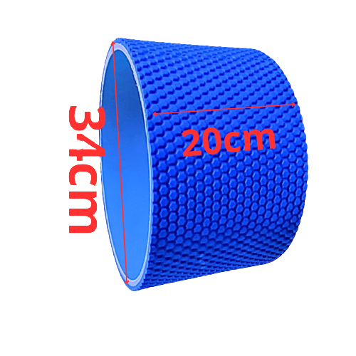 Combo 3 sảm phẩm tập Yoga hiệu quả tại nhà : 1 Vòng tập Yoga có gai masage 34x34x20cm chuyên dụng + 2 Gạch tập Yoga in hoa văn 240gr