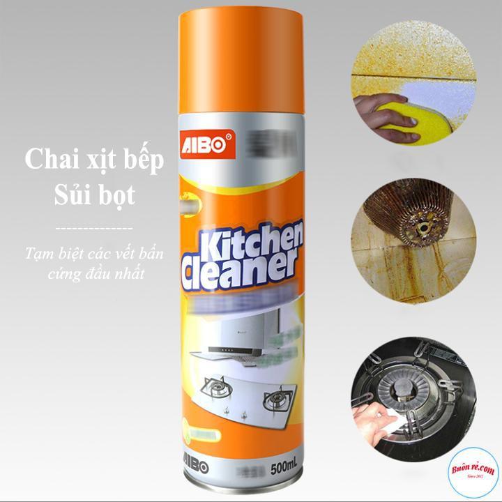 Combo 2 Bình Xịt Tẩy Bếp Đa Năng Kitchen Cleaner Sạch Bóng Mọi Vết Bẩn 500ml 00238