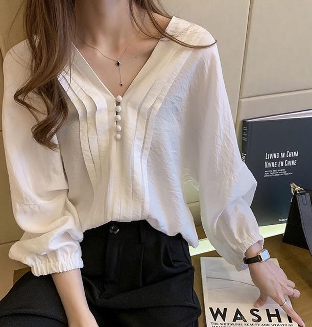 ÁO SƠ MI TAY BO CHUN