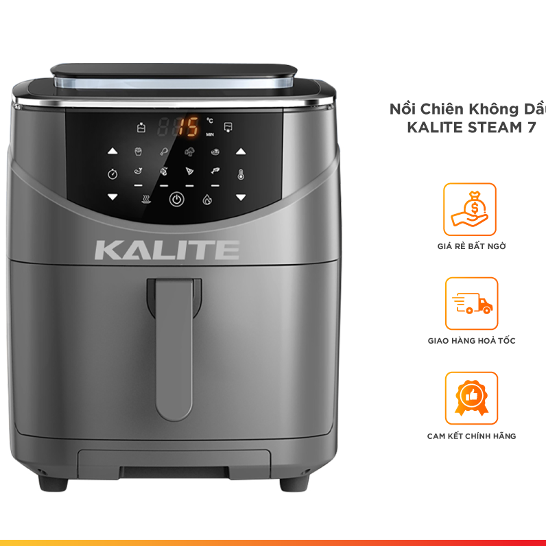 Nồi Chiên Kalite Steam 7 - Hàng Chính Hãng