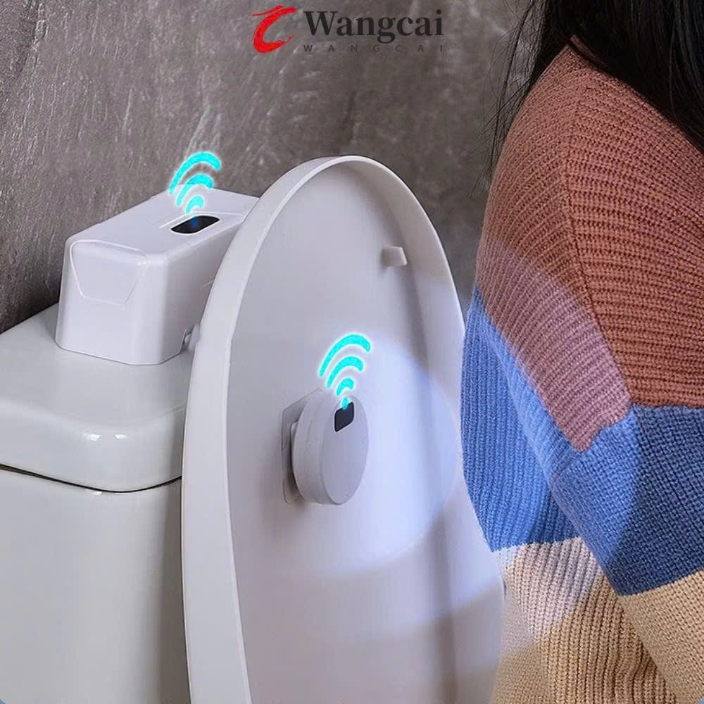 Nút xả bồn cầu tự động. Bộ xả bồn cầu cảm ứng không chạm chống nước bộ dụng cụ gia đình
