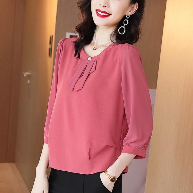 ÁO KIỂU CAO CẤP TAY LỬNG BT62-0920