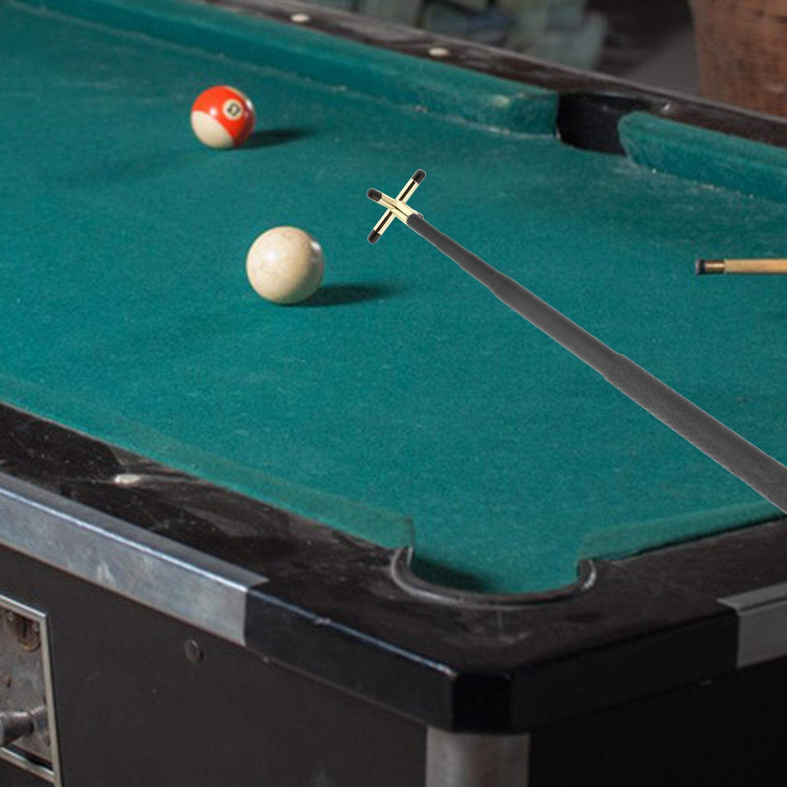 Retractable Pool Bridge Sticks, Billiards Cue Sticks with Removable Bridge Head, Anti Slip Handle Billiard Pool Cue Accessory